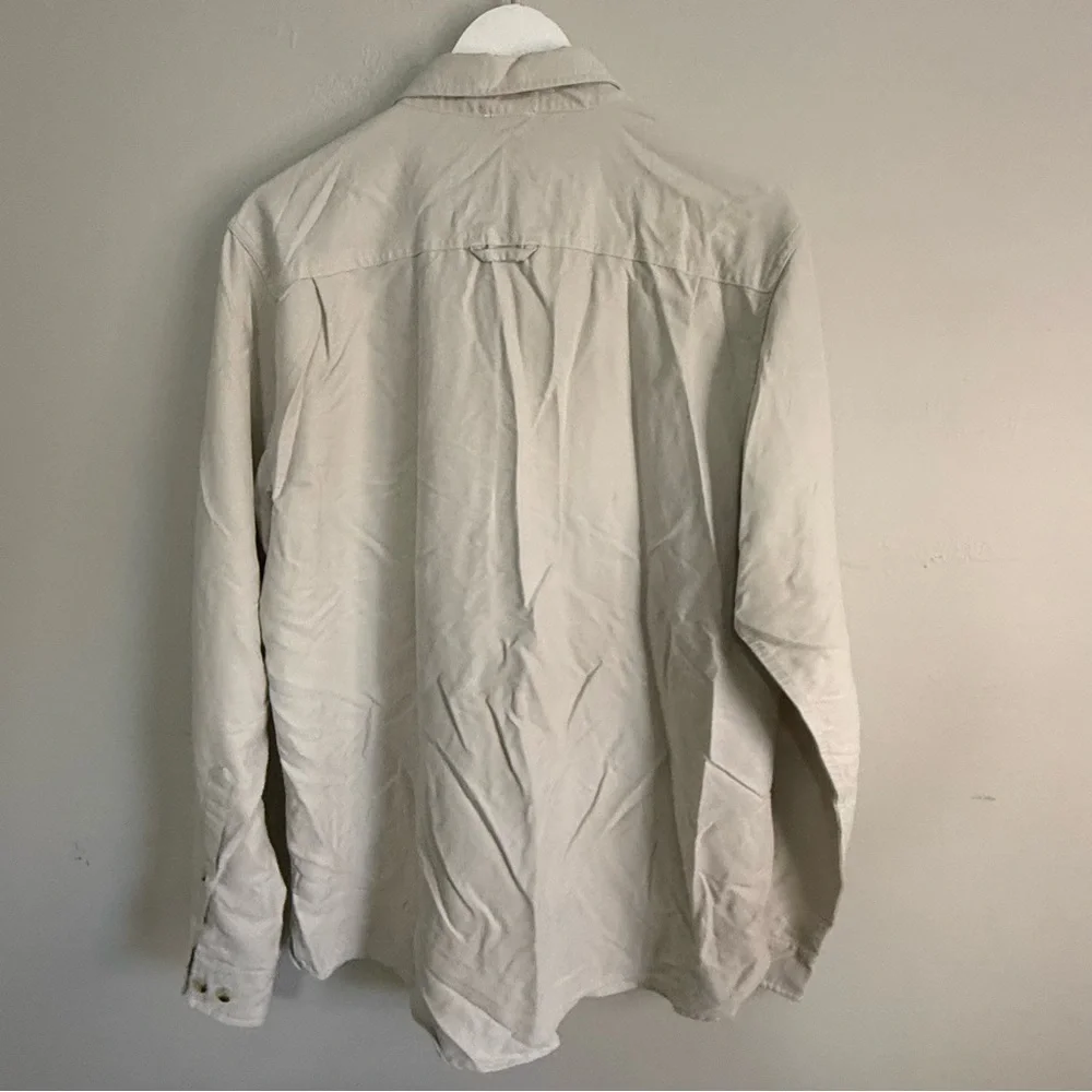 THE NORTH FACE Men’s Gray Button Down Shirt Outdoor Gorpcore Hiking A412 Size L